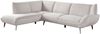 KAWOLA Sofa CALLA Ecksofa Cord cremeweiß Recamiere links 82 x 203 x 274 cm Bild 3