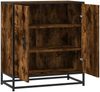 vidaXL Sideboard Räuchereiche 68x35x76 cm Holzwerkstoff und Metall 848966 Bild 5