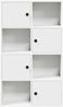 vidaXL Bücherregal Weiß 60x24x101,5 cm Holzwerkstoff 860391 Bild 4
