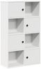 vidaXL Bücherregal Weiß 60x24x101,5 cm Holzwerkstoff 860391 Bild 2