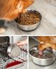 lionto 2er Set Futternapf aus Edelstahl, robuster, rutschfester Napf für Hunde & Katzen, spülmaschinengeeignet & geruchlos, 950 ml Bild 3