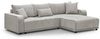 Beautysofa Ecksofa Primo, Die Lieferung beinhaltet die Lieferung in die Wohnung, mit Schlaffunktion, universelle Ottomane, Cordstoff,290 cm Ecke, in L-Form, mit Bettkasten Bild 4