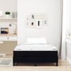 vidaXL Boxspringbett mit Matratze Schwarz 120 x 200 cm Stoff 3398481 Bild 3