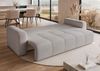 Sofa 3-Sitzer mit Schlaffunktion LEROS in Stoff Manila Hellgrau Bild 4