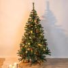 HI Weihnachtsbaum mit Ständer aus Metall Grün 180 cm 438382 Bild 5