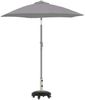 vidaXL Granit-Sonnenschirmständer mit Rollen für 40-50 mm Mast 29 kg Schwarz 42034377 Bild 3