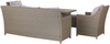 Lounge Set mit Tisch FONTI Taupe Bild 5