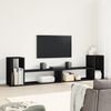 vidaXL TV-Schränke 2 Stk. Schwarz 100x30x50 cm Holzwerkstoff 840794 Bild 3