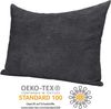 Selfitex Dekokissen 60 x 80 cm inkl. Füllkissen, Sofakissen, versch. Stoffe zur Auswahl, für Couch, Sofa und Bett Bild 2
