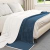 vidaXL Überwurfdecke Marineblau 240 x 270 cm Fleece 42016992 Bild 3