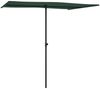 vidaXL Sonnenschirm mit Aluminium-Mast 2x1,5 m Grün 47336 Bild 3