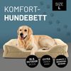 Lumaland Hundebett In-& Outdoor L 110x75x18cm beige vakuumiert Bild 2