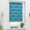 Lichtblick Sonnenschutzsysteme GmbH Doppelrollo Stockholm 70 cm x 150 cm (BxL) Petrol Duo Rollo in extravagantem Stil; Klemm- und schraubbar; Lichtdurchlässig und blickdicht Bild 3