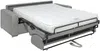 Vente-unique - CALITO Sofa SamtStoff Grau - B 223 cm94 cm x H 97 cm x L 194 cm Bild 3
