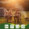 Gardlov Campingstuhl Klappgartentisch + 4 Campingstühle, Koffer, Höhenverstellung (Spar-Set, 5 St), Klappgartentisch + 4 Campingstühle, Koffer, Höhenverstellung Bild 3