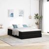 vidaXL Ottoman-Bett mit Matratze Schwarz 140x190 cm Samt 3311185 Bild 3