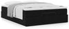 vidaXL Ottoman-Bett mit Matratze Schwarz 140x190 cm Samt 3311185 Bild 4