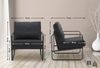 CLP Lounger Manea mit Metallgestell,schwarz Kunstleder Bild 2