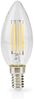 LED-Filament-Lampe E14 | Kerze | 4.5 W | 470 lm | 2700 K | Dimmbar | Warmweiss | Retro Style | 1 Stück | Klar Bild 2