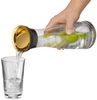 WMF Basic Wasserkaraffe aus Glas 1 Liter gold Bild 3