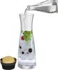 WMF Basic Wasserkaraffe aus Glas 1 Liter gold Bild 4