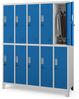 Jan Nowak Mehrzweckschrank Metall Kleiderspind 136 cm BARTEK 10 Fächer abschließbar Stahl (Stahl pulverbeschichtet PZH-zertifiziert) Garderobenschrank Schloss je Fach hoch robust 12 Farben PZH Bild 2