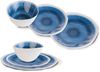 Campinggeschirr, Melamin Ess-Geschirr Set für 2 Personen, maritimes Design Bild 2