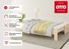 OTTO home Massivholzbett Imme, ausziehbar 90cm-180cm, ideal für Schlafbesuch, mit Lattenrost (Liegefläche 2x 90x200cm), Massive Kiefer, Schubkasten optional, Belastbarkeit 180 KG Bild 4