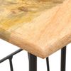 vidaXL Zeitschriftenständer 40 x 30 x 50 cm Massivholz Mango und Stahl 286465 Bild 4