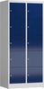 XL Schließfachschrank Fächerschrank 5 Fächer 1800 x 400 x 500 mm lichtgrau/blau Bild 4