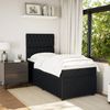 vidaXL Boxspringbett mit Matratze Schwarz 90x190 cm Samt 3294522 Bild 5