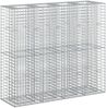 vidaXL Gabionen Hochbeet 2 pcs Silber 170 x 50 x 150 cm 3422234 Bild 2
