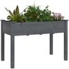 vidaXL Pflanzkübel mit Einsatz Grau 118x59x76 cm Massivholz Tanne 364235 Bild 3