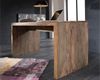 Schreibtisch Sheesham 148x75x78 grau geölt NATURE GREY #710 Bild 3