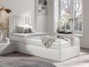 Boxspringbett 'Harlon Mini' links, creme, 90x200 cm Bild 2