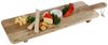 XL Holz-Servierbrett 100x28cm Holzplatte Servierplatte Buffetbrett Schneidebrett Bild 4