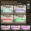 radelldar Couchtisch mit LED-Beleuchtung, 2 Schubladen und verdecktem Stauraum (1-St), Wohnzimmertisch matt 78x78x40 cm Bild 2