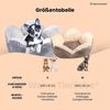 Wahre Tierliebe Tierbett - Blume - Premium Bett für Hunde/ Katzen - 2in1 zum umstülpen Bild 4