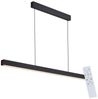 ZMH Pendelleuchte LED Esstisch Pendelleuchten Schwarz Esszimmer 108CM/148 CM Dimmbar, Augenschutz, LED fest integriert, 3000-6500K, Höhenverstellbar Hängeleuchte mit Fernbedienung Hängelampe Wohnzimmer Bild 5