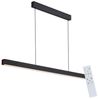 ZMH Pendelleuchte LED Esstisch Pendelleuchten Schwarz Esszimmer 108CM/148 CM Dimmbar, Augenschutz, LED fest integriert, 3000-6500K, Höhenverstellbar Hängeleuchte mit Fernbedienung Hängelampe Wohnzimmer Bild 4