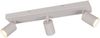 LED Deckenstrahler 3-flammig aus Metall Hellgrau, Breite 50cm Bild 2