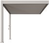 Weide Deluxe | Wand Pergola | Voll Aluminium | 3 x 3,6 M | Lamellendach Ivory Sand Bild 4