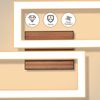 ZMH Deckenleuchte LED Warmweiß 21W Quadrate Holz Deckenlampe für Schlafzimmer & FlurLED fest integriert, Warmweiß, Die Leuchte eignet sich für Räume von 8-15 Quadratmetern. Bild 3