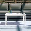 vidaXL Gartentisch Weiß 82,5x50,5x45 cm Massivholz Kiefer 824114 Bild 3