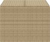 vidaXL Gartentruhe Beige 291L Poly Rattan 365339 Bild 4