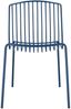 Mori Outdoor Stuhl aus Stahl blau ohne Armlehnen Bild 5