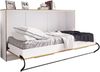 VCM Schrankbett Smalu Smalu 922029 Weiß / Honig-Eiche H. 114 x B. 213 x T. 43 cm Bild 2