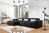 AX LIVING Couch Schwarze L Form Jughlio 331cm breit elegant komfortabel L Bild 5