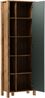 AX LIVING Bücher Regal Iseonia R1T – 66 cm breit, Eiche Wotan/Grün Bild 2