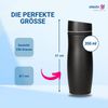 elasto Thermobecher 350 ml doppelt isolierter Kaffeebecher aus Edelstahl, Isolierbecher, Teebecher, Heißgetränke, Coffee mug, Stylisch, Robust Bild 4